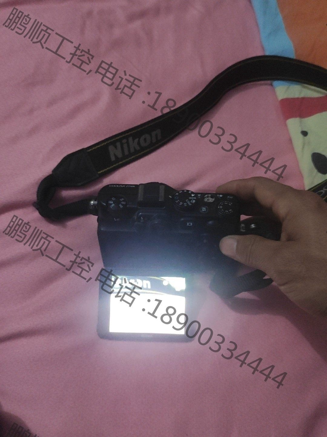 尼康coolpix p7100数码相机,外观很新,快门键坏掉【议价】