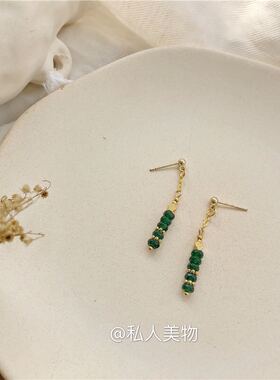 小众设计感小清新文艺线条耳坠