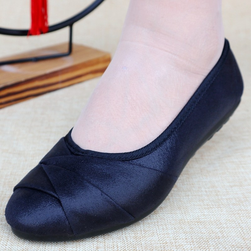 老北京布鞋女春夏黑色平底休闲单鞋软底豆豆鞋上班工作鞋瓢鞋船鞋,女鞋,传统布鞋,淘宝优惠券,粉丝福利购,淘宝优惠卷