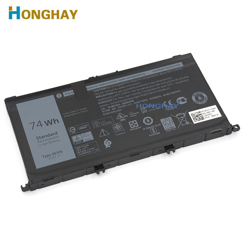 全新 357F9 适用戴尔游匣15 7000 15 7559 7567 7759笔记本电池