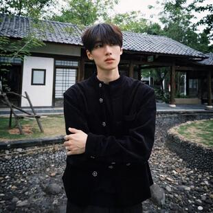 中山装 新中式 夹克外套男男款 黑色高质感灯芯绒优雅新贵风立领西装