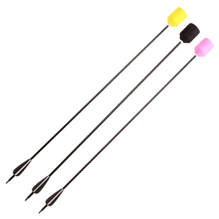 滚卷玻纤攻防箭支通用螺纹接口海绵箭头可更换真人CS户外射箭配件