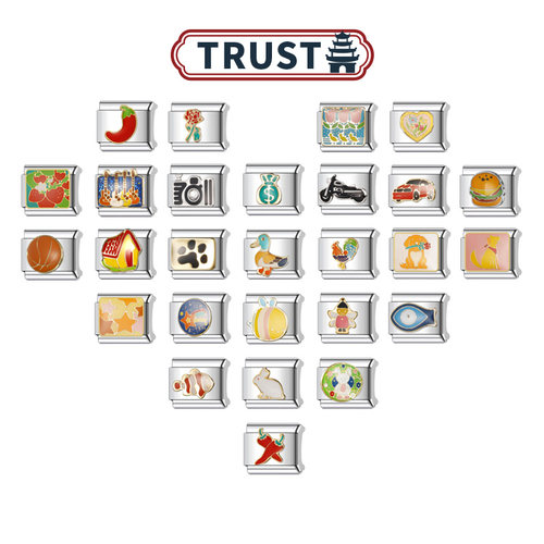 Trusta十个勤天钛钢苹果手表链