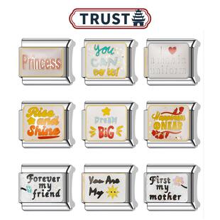 Trusta模块手链表带DIY英文字母原创设计手饰品情侣闺蜜生日礼物