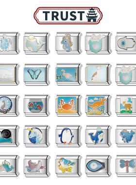 Trusta意大利模块手链DIY拼接设计单颗动物饰品情侣闺蜜生日礼物