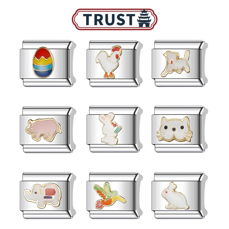 意大利情侣闺蜜礼物钢带链Trusta