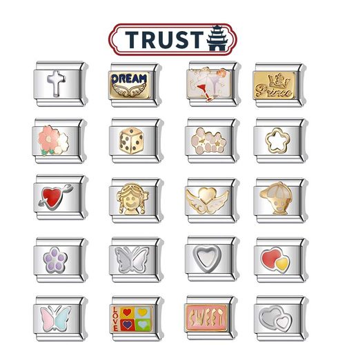 Trusta钛钢拼接单颗模块节日礼物