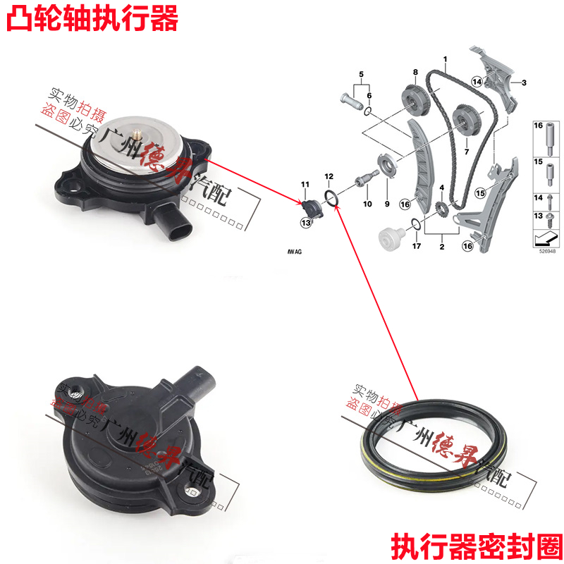 优宾宝马5系凸轮轴电磁阀执行器