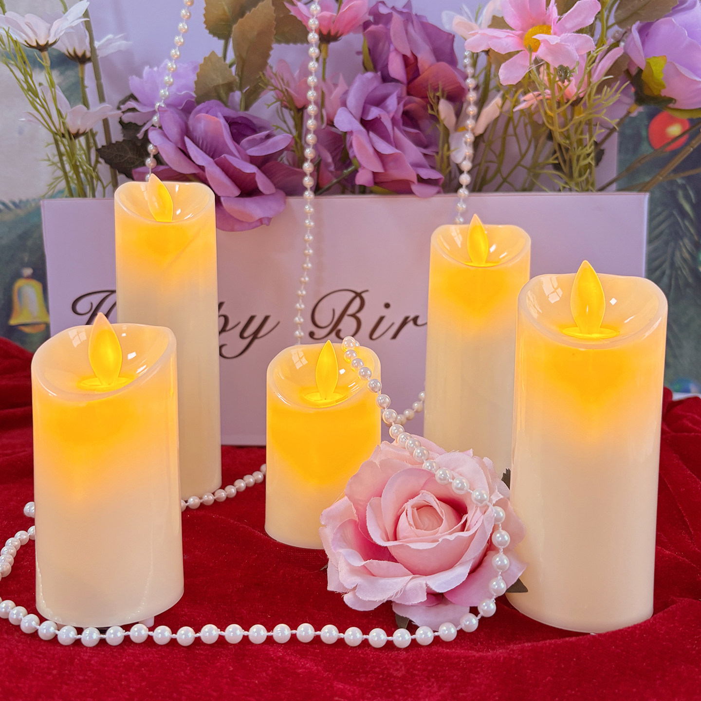 LED电子蜡烛路引装饰浪漫装饰品