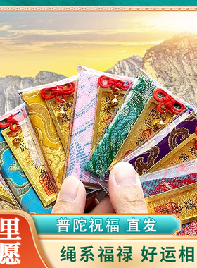 普陀山御守上岸符逢考必过幸运符中高研考顺利护身符平安挂件健康