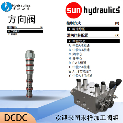 SUN美国原装DODS-XHN插装阀DOFS-XHN逻辑阀DOHS-XHN DOJS-XHN