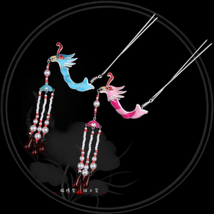 戏曲戏剧包头用品京越剧花旦青衣旦角头饰手工点绸头面正凤小凤挑