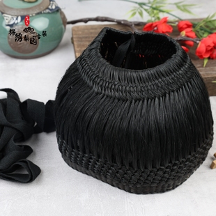 戏曲包头用品全套古装发网青衣花旦小生花脸网子头饰网巾胶丝女网