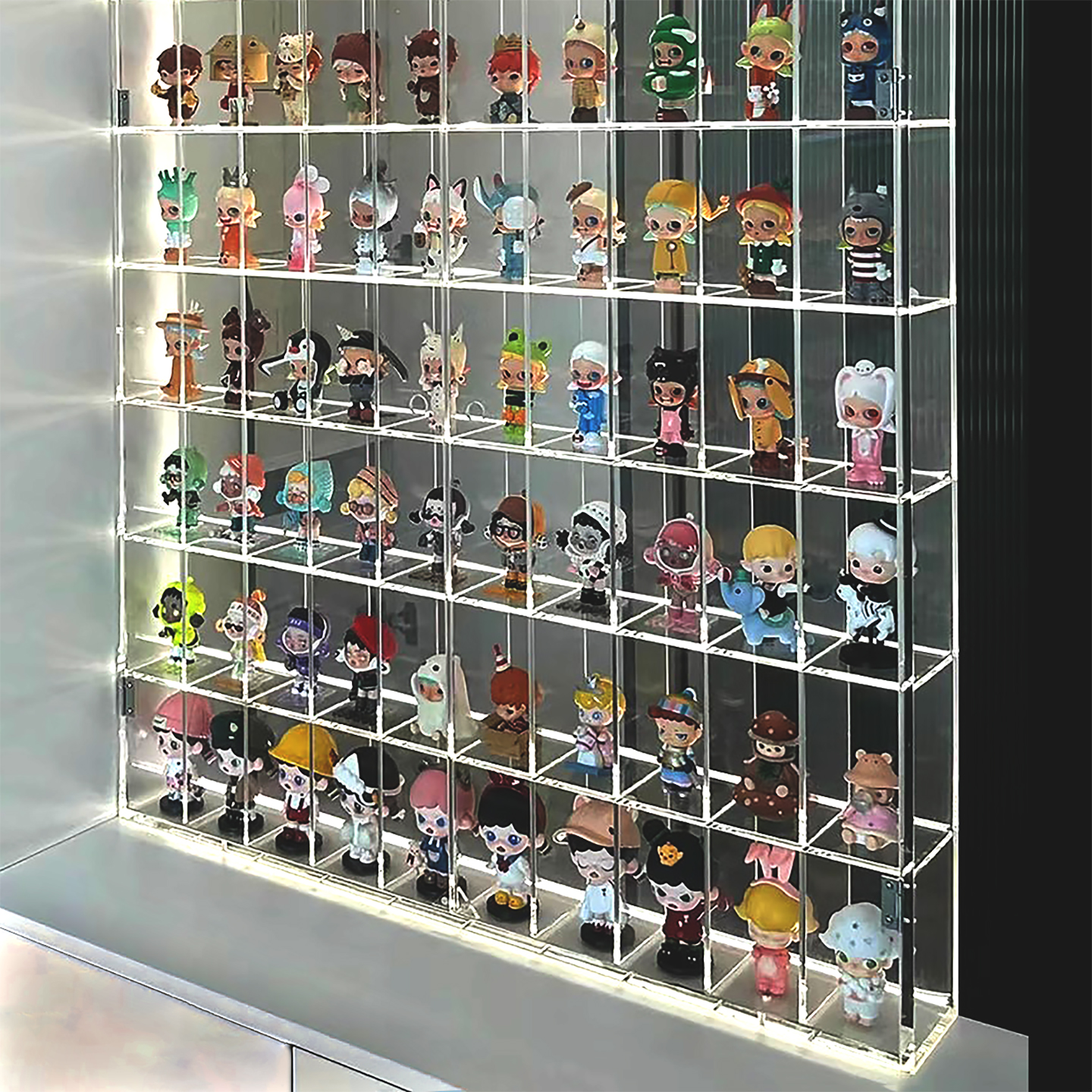 透明亚克力桌面分层展示架