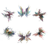 狂模蝴蝶 千语蝶立体金属拼图手工拼装 玩具模型送女友节日礼物