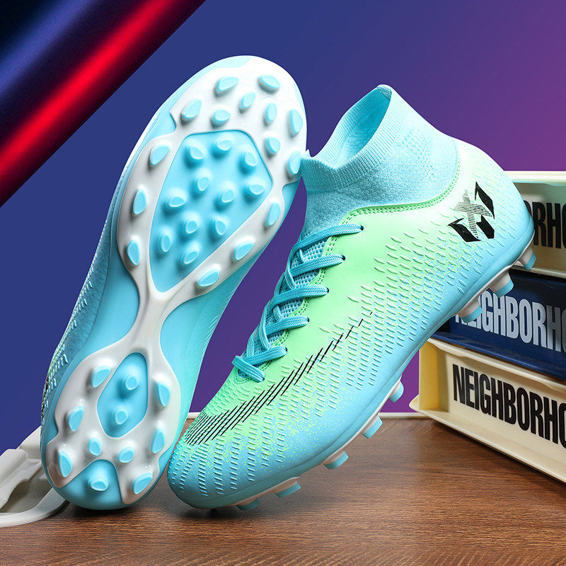 C罗新品足球鞋高筒成人长短钉MG男女儿童学生碎钉TF草地比赛训练,运动鞋new,足球鞋,淘宝优惠券,粉丝福利购,淘宝优惠卷