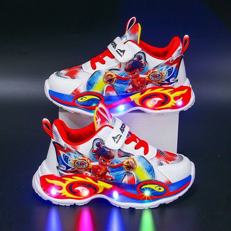 哪吒儿童运动鞋亮灯发光秋冬2025新款男童鞋子加绒棉鞋男孩跑步鞋,童鞋/婴儿鞋/亲子鞋,运动鞋,淘宝优惠券,粉丝福利购,淘宝优惠卷