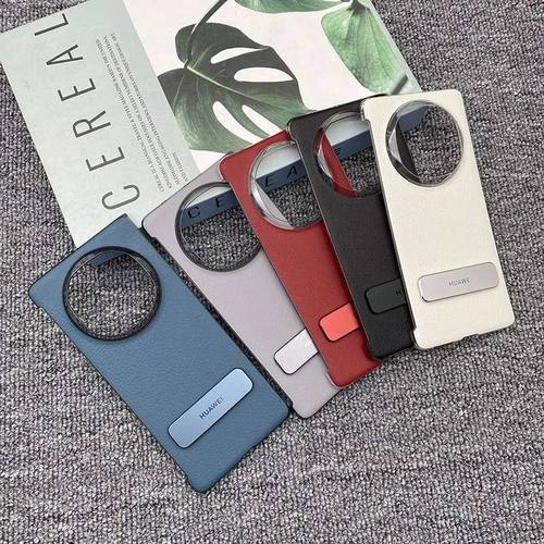 适用华为matex6手机壳270度旋转支架折叠屏x5官方同款素皮保护套无边框mate X7中轴磁吸铰链X3皮套商务潮男XT