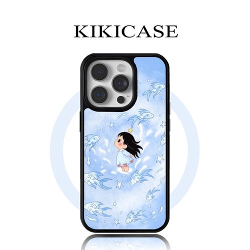 KIKICASE原创星海小玉yuy磁吸手机壳适用iPhone17promax苹果16/15华为Mate80P70小米14OPPOvivo全包防摔软壳