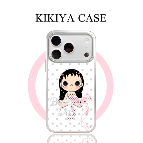 kikiyacase联名IP小玉手机壳适用苹果17/16ProMax华为Mate80/P80防摔闪耀女孩原创设计高级感少女可爱风磁吸