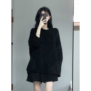 运动休闲时尚套装女春秋季2026新款卫衣短裤网红小个子洋气两件套