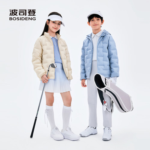 波司登儿童轻薄连帽羽绒服保暖