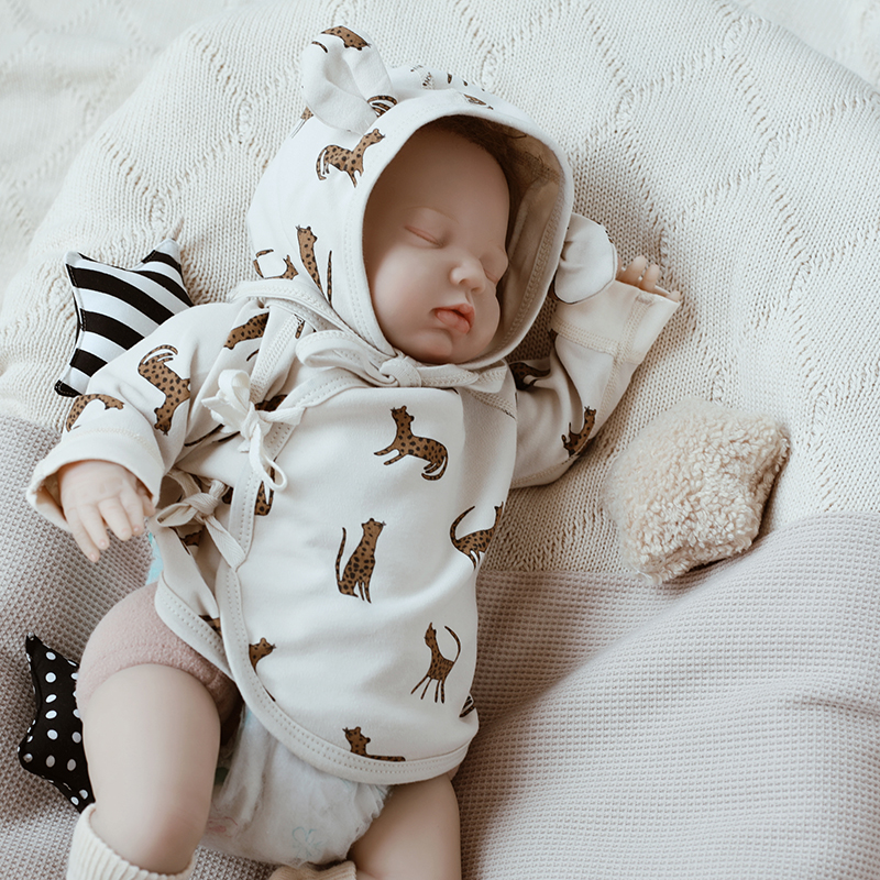 新初生婴儿儿衣服开襟纯棉半背衣