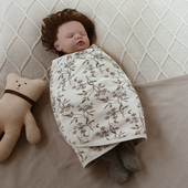 婴姿婴儿防惊跳睡袋包巾春夏新生儿襁褓包被宝宝防惊吓睡觉神器