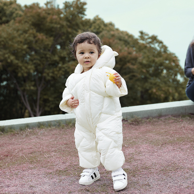 男童女童连体衣羽绒服宝宝外出服