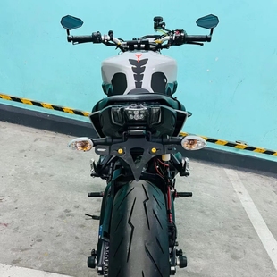 适用雅马哈MT09手把镜NMAX155改装后视镜MT03车把反光镜mt03 mt07