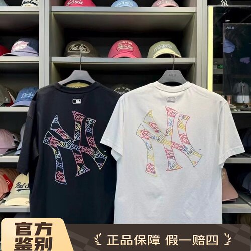 MLB正品26新款老花短袖T恤