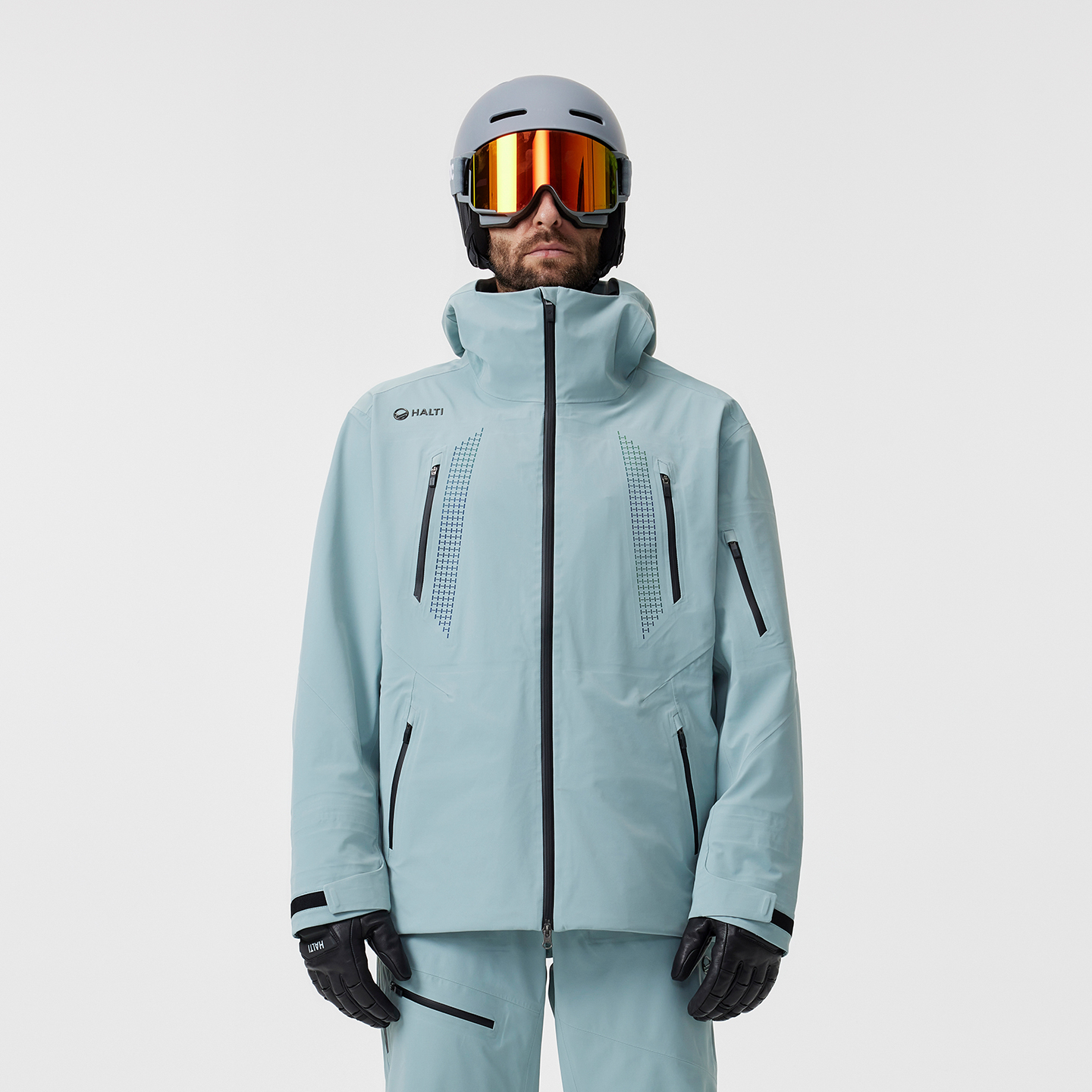 HALTI滑雪服防水硬壳压胶双板