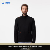 HALTI哈尔迪男士 针织外套HNJFS58396S 运动中间层拉普兰绒立领开衫