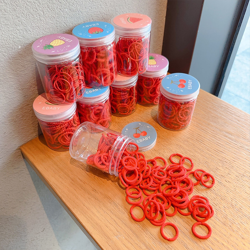 宝宝发圈红色喜庆不伤发小号基础发绳扎小揪揪拇指圈弹力好头绳,童装/婴儿装/亲子装,发饰,淘宝优惠券,粉丝福利购,淘宝优惠卷