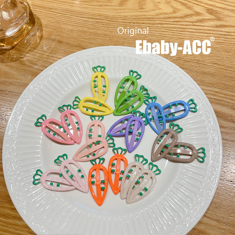 多巴胺儿童滴油胡萝卜发夹可爱卡通bb夹小女孩镂空发卡刘海夹发饰,童装/婴儿装/亲子装,发饰,淘宝优惠券,粉丝福利购,淘宝优惠卷