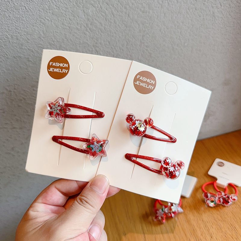 可爱甜美女孩头绳发圈刘海夹发饰