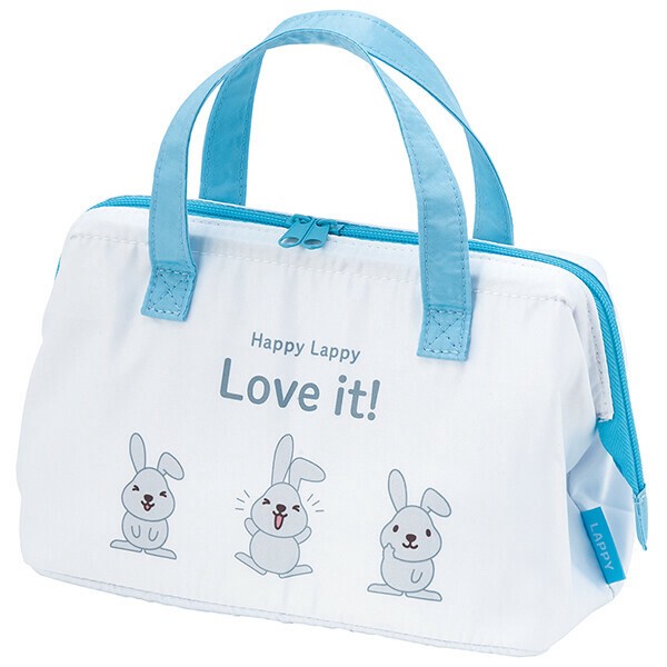日本Skater Happy Lappy可爱小兔子保温饭盒袋 迷你学生早餐包