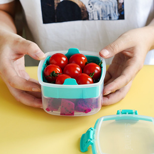 新西兰Sistema2层餐盒 小容量便携学生点心盒坚果浆果盒 酸奶盒子