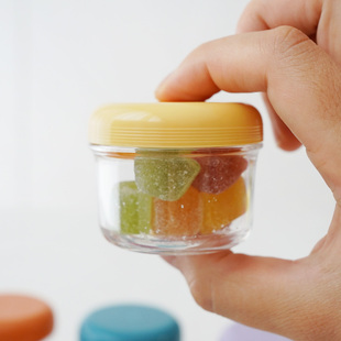 便携防潮酱料盒 食品级tritan材质 密封沙拉酱罐咖啡豆干粉盒65ml