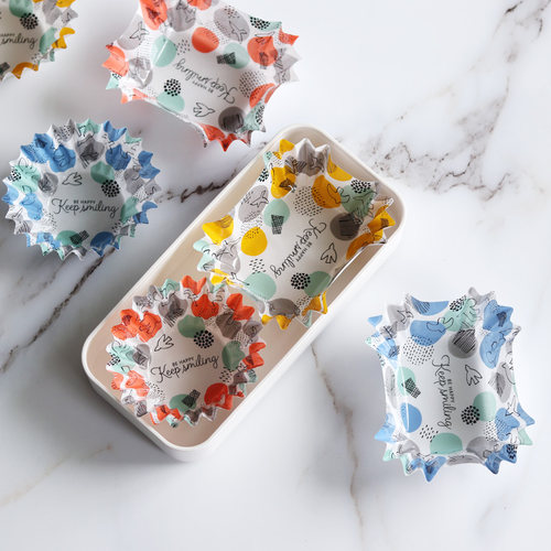 出口日本便当饭盒分隔菜杯 飞鸟水玉小菜杯 防油可微波炉加热