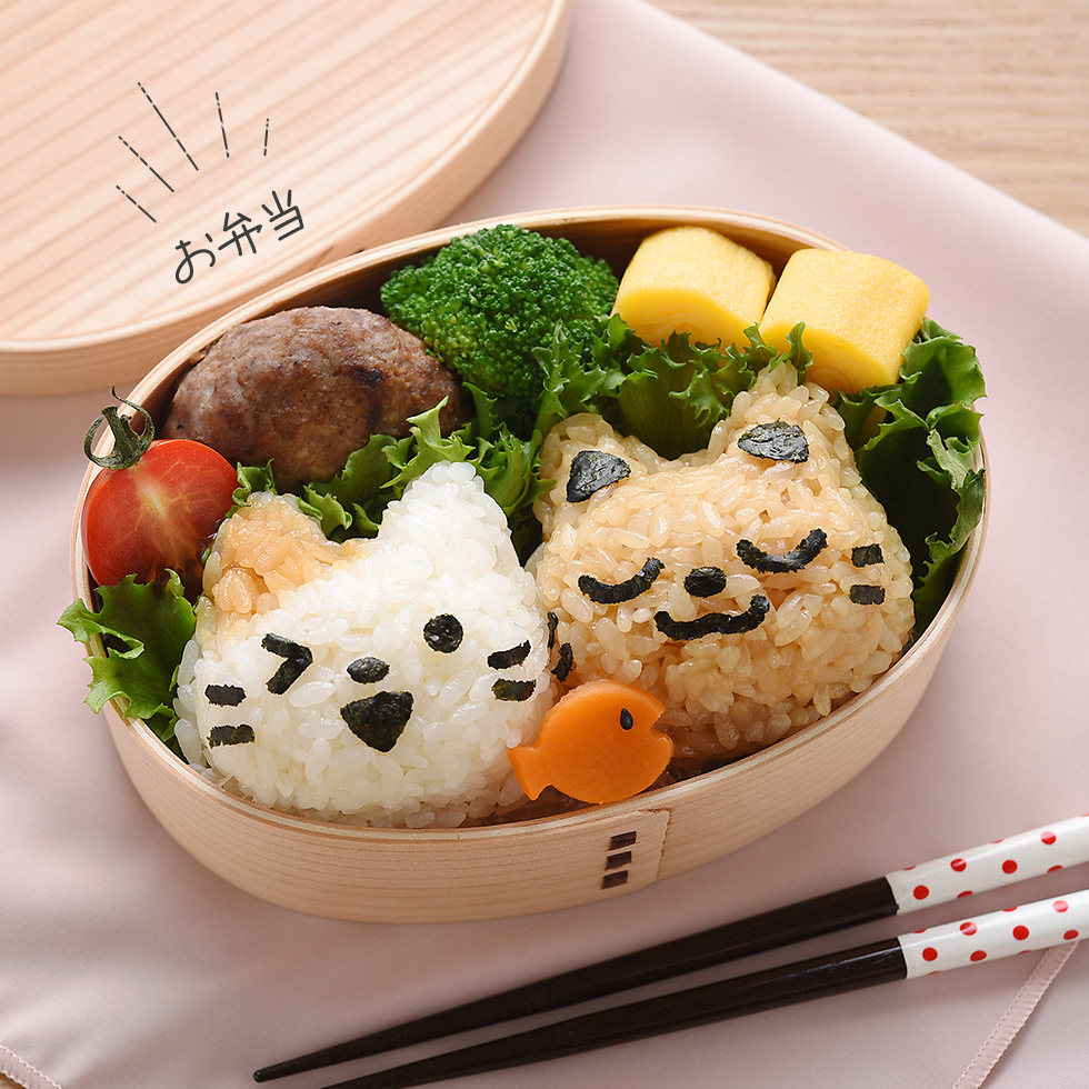 日本进口Arnest可爱猫咪饭团模 亲子创意料理模具 儿童卡通便当