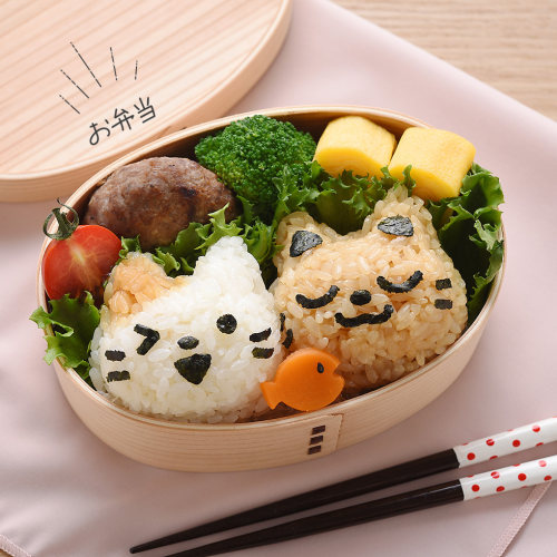Arnest日本制可爱猫咪饭团模 亲子创意料理模具 儿童卡通便当