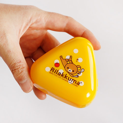 日本制OSK卡通饭团盒3个装轻松熊