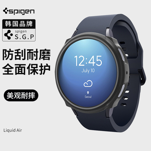 适用于三星Watch7保护壳防摔表壳智能运动Galaxy手表Watch7表套40mm外壳44mm硅胶轻薄保护套软壳 Spigen