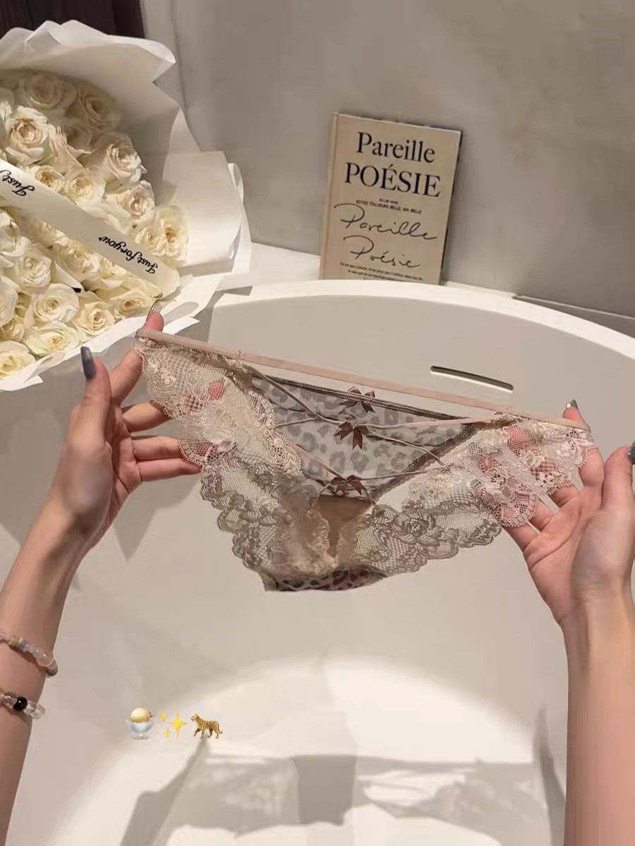 野性狙击~谁能拒绝辣辣的豹纹内内！后交叉镂空绑带超纯欲超性感~,女士内衣/男士内衣/家居服,女三角裤,淘宝优惠券,粉丝福利购,淘宝优惠卷