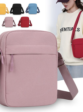 新款女包牛津布斜挎包男女单肩包轻便手机包休闲背包户外小挎包