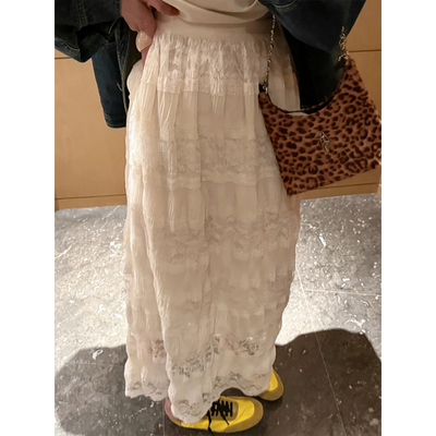 时尚显瘦百搭蕾丝半身裙