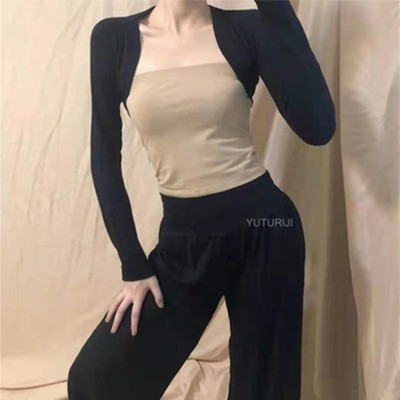 夏季超短款冰丝配吊带裙子防晒衫