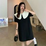 Кукла, летняя юбка, платье с бантиком, подходит для подростков, изысканный стиль, кукольный воротник, яркий броский стиль, по фигуре, французский стиль