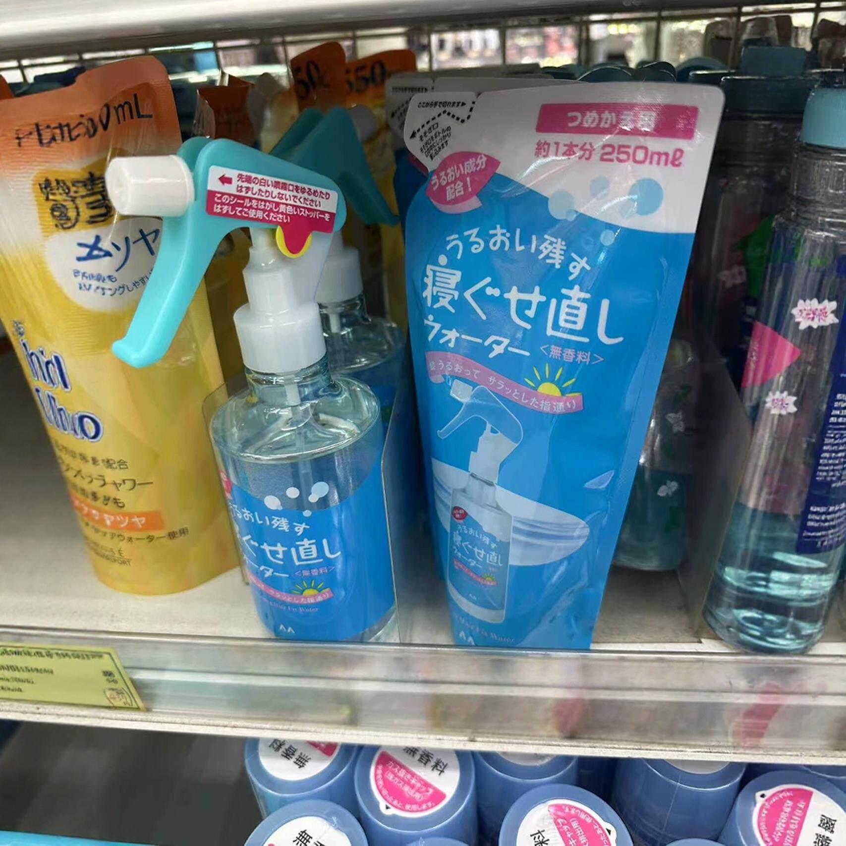 日本委托代买MANDOM早起卷翘发定型喷雾轻松固定渗透性强滋润头发
